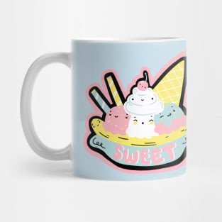 Cute Kawaii Ice-Cream Mug